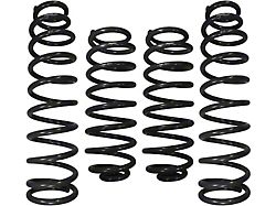 RSO Suspension 3.50-Inch Front and Rear Lift Coil Springs; Black (18-23 Jeep Wrangler JL 4-Door)