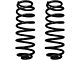 RSO Suspension 4-Inch Front and Rear Lift Coil Springs; Black (18-24 Jeep Wrangler JL 2-Door)
