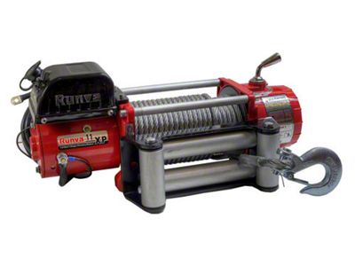 DK2 11,000 lb. Runva Series Winch with Steel Cable (Universal; Some Adaptation May Be Required)