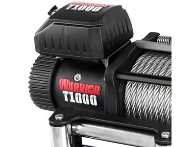 DK2 14,500 lb. Warrior T1000 Series Winch with Steel Cable (Universal; Some Adaptation May Be Required)