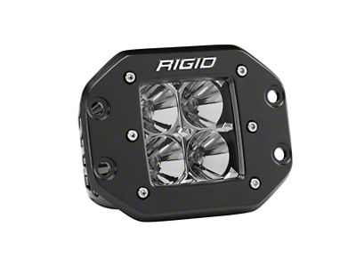 Rigid Industries D-Series Pro Flush Mount LED Lights; Flood Beam (Universal; Some Adaptation May Be Required)