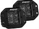 Rigid Industries D-Series Pro Flush Mount LED Lights; Spot Midnight Diffused Beam (Universal; Some Adaptation May Be Required)