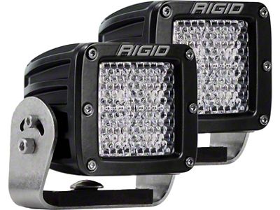 Rigid Industries D-Series Pro HD LED Pod Lights; Flood Diffused Beam (Universal; Some Adaptation May Be Required)