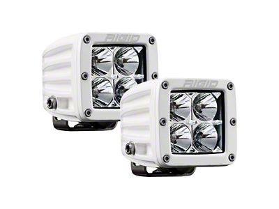 Rigid Industries D-Series Pro Hybrid LED Pod Lights; Flood Beam (Universal; Some Adaptation May Be Required)