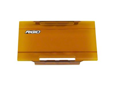 Rigid Industries E-Series Light Cover; 6-Inch; Amber