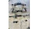 KrashFab Flat Belly Long Arm Kit; Bare Steel (07-18 Jeep Wrangler JK 4-Door)