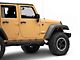 Jeep Licensed by RedRock Jeep Paw Side Logo; white (87-18 Jeep Wrangler YJ, TJ & JK)