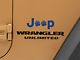 Jeep Licensed by RedRock Jeep Paw Side Logo; Blue (87-18 Jeep Wrangler YJ, TJ & JK)