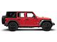 SEC10 Small Punched Rear Window Decal; Gloss Black (18-24 Jeep Wrangler JL)
