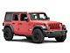 SEC10 Small Punched Rear Window Decal; Matte Black (18-24 Jeep Wrangler JL)
