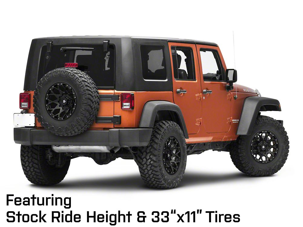 Mammoth Vex Satin Black Machined Wheel; 17x9 (07-18 Jeep Mammoth Vex Satin Black Machined Wheel; 17x9 (07-18 Jeep