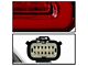 OEM Style Tail Light; Chrome Housing; Red Clear Lens; Passenger Side (18-24 Jeep Wrangler JL w/ Factory LED Tail Lights & w/o Blind Spot)