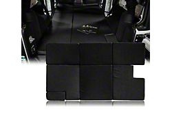 Premium Portable Sleeping Pad Cushion; Black (07-18 Jeep Wrangler JK 4-Door)