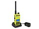 Rugged Radios GMR2 GMRS and FRS Two Way Handheld Radio; High Visibility Safety Yellow