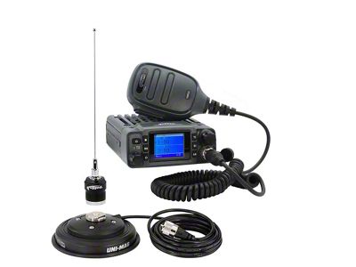 Rugged Radios GMR25 Waterproof GMRS Mobile Radio Kit and External Speaker; 25-Watt (Universal; Some Adaptation May Be Required)