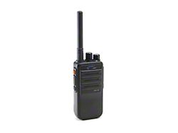 Rugged Radios UHF Business Band Handheld Radio; Digital and Analog; Black