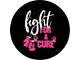 Fight for the Cure Boxing Gloves Spare Tire Cover; Black (76-18 Jeep CJ7, Wrangler YJ, TJ & JK)
