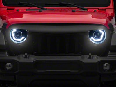 MP Concepts Thanos Grille with LED Headlights (18-24 Jeep Wrangler JL w/o TrailCam)