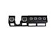 Dash Panel with Concourse Series Black Electric Gauges; Matte Black (87-95 Jeep Wrangler YJ)