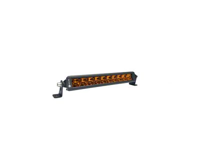 Vivid Lumen Industries Wired Series 12-Inch Single Row Straight LED Light Bar; Combo Beam; Amber (Universal; Some Adaptation May Be Required)