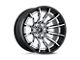 Fuel Wheels Fusion Forged Burn Chrome with Gloss Black Lip Wheel; 20x10 (07-18 Jeep Wrangler JK)