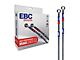 EBC Brakes Stainless Braided Brake Lines; Front and Rear (90-95 Jeep Wrangler YJ w/ ABS)