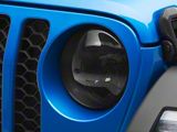 RedRock Headlight Covers; Smoked (18-26 Jeep Wrangler JL)