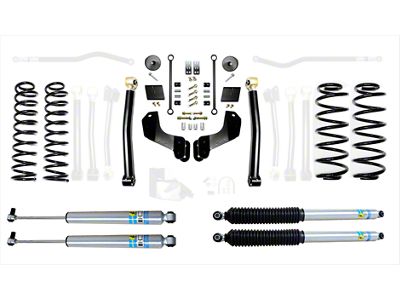 EVO Manufacturing 2.50-Inch Enforcer Stage 2 Overland Suspension Lift Kit with Bilstein Shocks (20-23 3.0L EcoDiesel Jeep Wrangler JL)