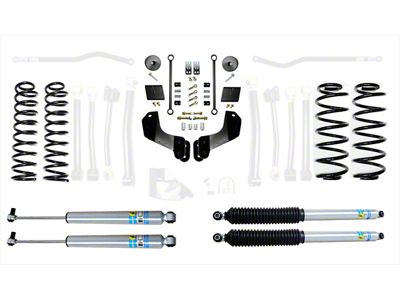 EVO Manufacturing 2.50-Inch Heavy Duty Enforcer Stage 1 Overland Suspension Lift Kit with Bilstein Shocks (18-24 Jeep Wrangler JL, Excluding 4xe & EcoDiesel)