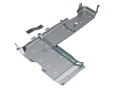 Artec Industries Transfer Case and Fuel Tank Skid Plate; Aluminum (Late 18-24 Jeep Wrangler JL 4-Door, Excluding EcoDiesel)