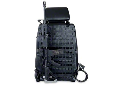 Grey Man Tactical RMP Vehicle Locking Rifle Rack MOLLE Panel with Standard Buttstock Cup Kit and SC-6 Mount; 15.25-Inch x 25-Inch (Universal; Some Adaptation May Be Required)