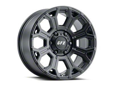 G-FX TR-19 Matte Black Wheel; 17x8.5 (07-18 Jeep Wrangler JK)