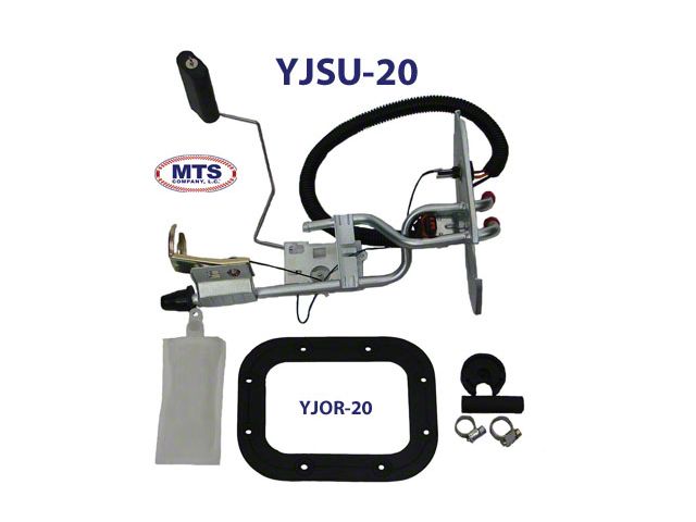 MTS Company Fuel Sending Unit without Pump for 20-Gallon Fuel Tank (87-90 Jeep Wrangler YJ w/ Fuel Injection)