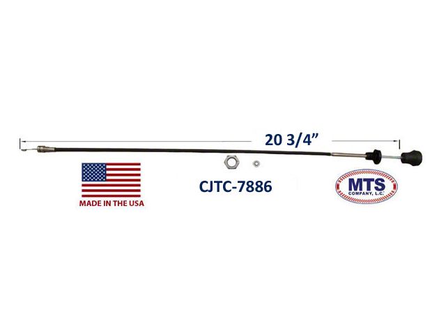 MTS Company Temperature Control Cable with Twist Lock (78-86 Jeep CJ7)