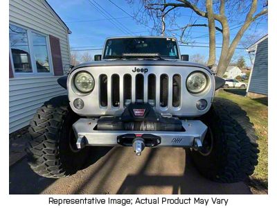 Outta Hand Fabrication Elite Steel Front Bumper with Grille Guard (07-18 Jeep Wrangler JK)