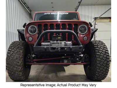 Outta Hand Fabrication Hysteria Front Bumper with Grille Guard (18-24 Jeep Wrangler JL)