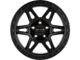 Impact Wheels 881 Satin Black Wheel; 17x9 (07-18 Jeep Wrangler JK)
