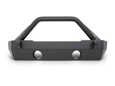 DV8 Offroad FS-15 Hammer Forged Stubby Front Bumper with Fog Light Openings (20-24 Jeep Gladiator JT)