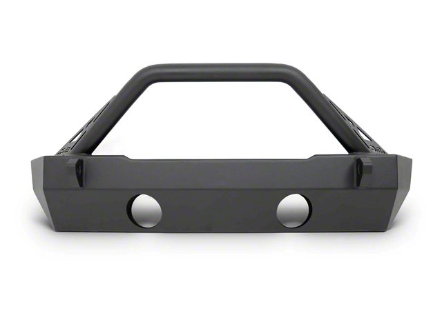 DV8 Offroad FS-15 Hammer Forged Stubby Front Bumper with Fog Light Openings (18-24 Jeep Wrangler JL)