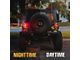 Savage Series LED Tail Lights; Black Housing; Clear Lens (07-18 Jeep Wrangler JK)