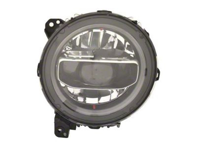 CAPA Replacement LED Headlight; Driver Side (18-24 Jeep Wrangler JL)
