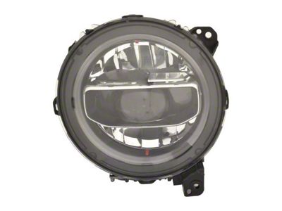 CAPA Replacement LED Headlight; Passenger Side (18-24 Jeep Wrangler JL)