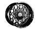Anthem Off-Road Avenger Gloss Black Milled Wheel; 20x12 (07-18 Jeep Wrangler JK)