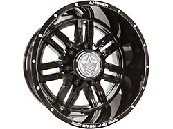 Anthem Off-Road Equalizer Gloss Black Wheel; 20x12 (18-23 Jeep Wrangler JL)