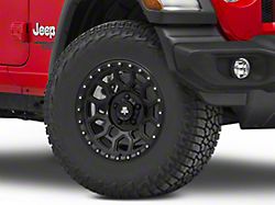 Mammoth Hunter Satin Black Wheel; 17x9; -6mm Offset (18-26 Jeep Wrangler JL)