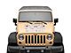 SEC10 Hood Decal; Desert Camo (07-18 Jeep Wrangler JK)