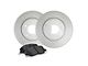 Apex One Enviro-Friendly Geomet OE Brake Rotor and Friction Point Pad Kit; Front and Rear (03-06 Jeep Wrangler TJ w/ Rear Disc Brakes)