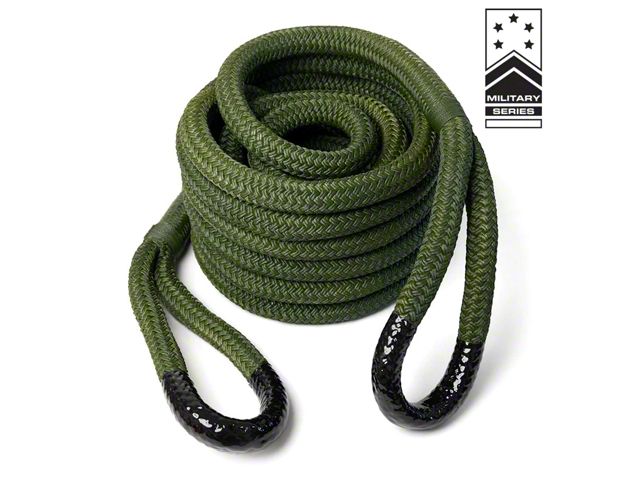 Yankum Ropes 5/8-Inch x 30-Foot Kinetic Rope; OD Green
