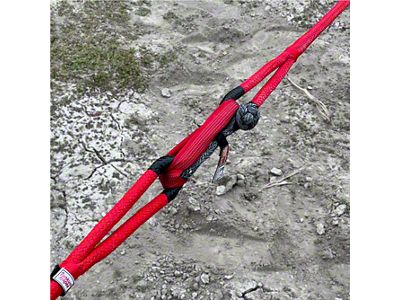 Yankum Ropes 7/16-Inch x 20-Inch Soft Shackle with Chafe Guard; Red