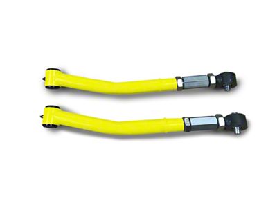 Steinjager Double Adjustable Front Lower Control Arms for 0 to 5-Inch Lift; Neon Yellow (07-18 Jeep Wrangler JK)